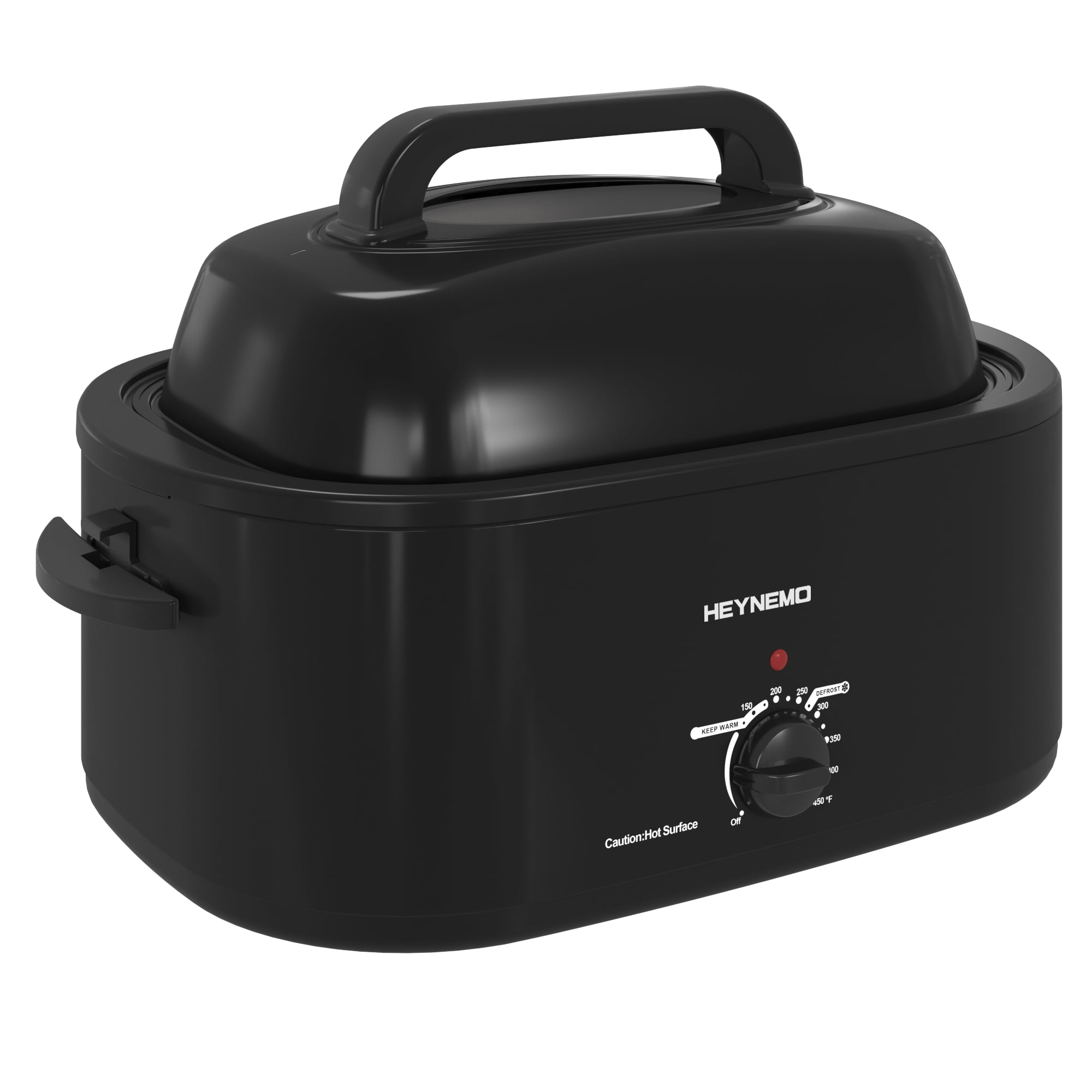 26 Quart Electric Roaster Oven, Stainless Steel Turkey Roaster Oven