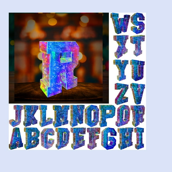 26-R Valentine'S Day Letter Light,Led Letter Lights Sign,Diy Colorful Alphabet Light, Light Up Letters Sign For Night Light Home Party Lamp Birthday Wedding Bar Decoration