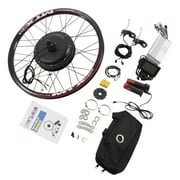 26 Rear Wheel 72V 2000W Electric Bicycle Conversion Kit E Bike Hub Motor W/LCD