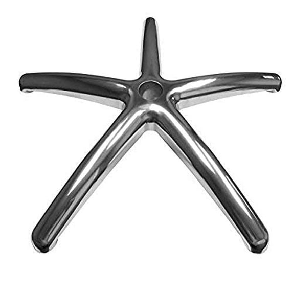 26" Replacement Polished Aluminum Office Chair Base - S4429