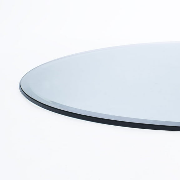 26" Round Clear Tempered Glass Table Top By Spancraft Glass