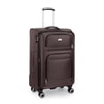 thumbnail image 1 of Wisdom 26" Softside Expandable Medium Checked Luggage with Spinner Wheels & TSA Lock,Coffee - WD1622, 1 of 12