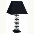 thumbnail image 1 of 26   Solid Crystal Table Lamp - Black & Clear, 1 of 1