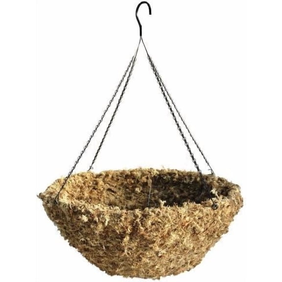 26" Sphagnum Moss Hanging Basket with Heavy Duty Galvanized Chain Hanger Made in Kansas USA!$$Garden & Patio