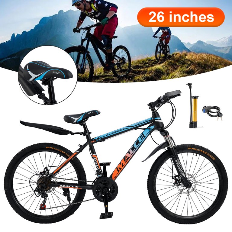 達摩26 ARTUDATECH Mountain Bike 26 Inch for Adult, 27-Speed Dual