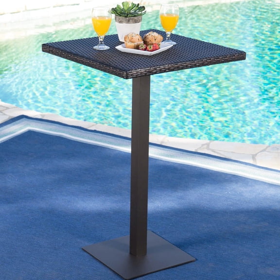 26" Square Hallway Table, And Iron Frame, Decoration, Handmade, Assembly Required, X 40 Bar Composing, Finish, Hand Crafted, Required