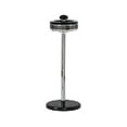 thumbnail image 1 of 26" Standing Tall Metal Spin-top Durable Ashtray (Black Chrome), 1 of 2