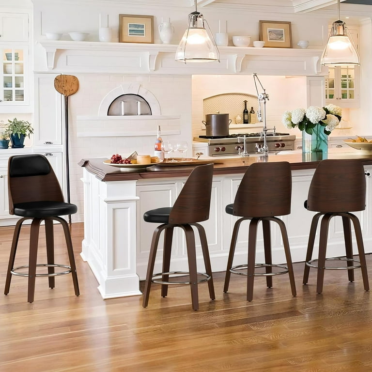 Leather Bar Counter Stool Home Depot Metal Stools 26