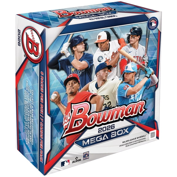 2026 Bowman Baseball Trading Cards Mega Box