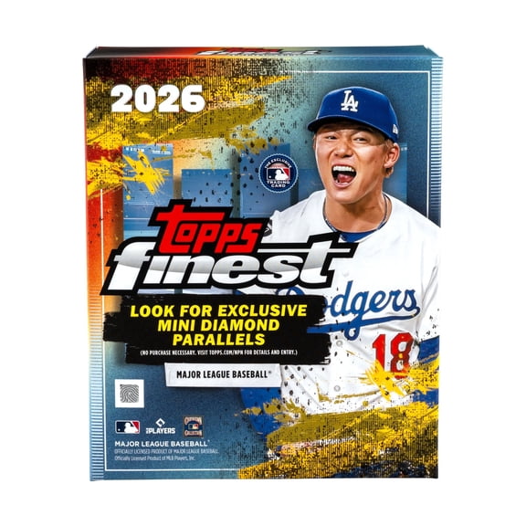 2026 Topps Finest Baseball Trading Cards Mega Box