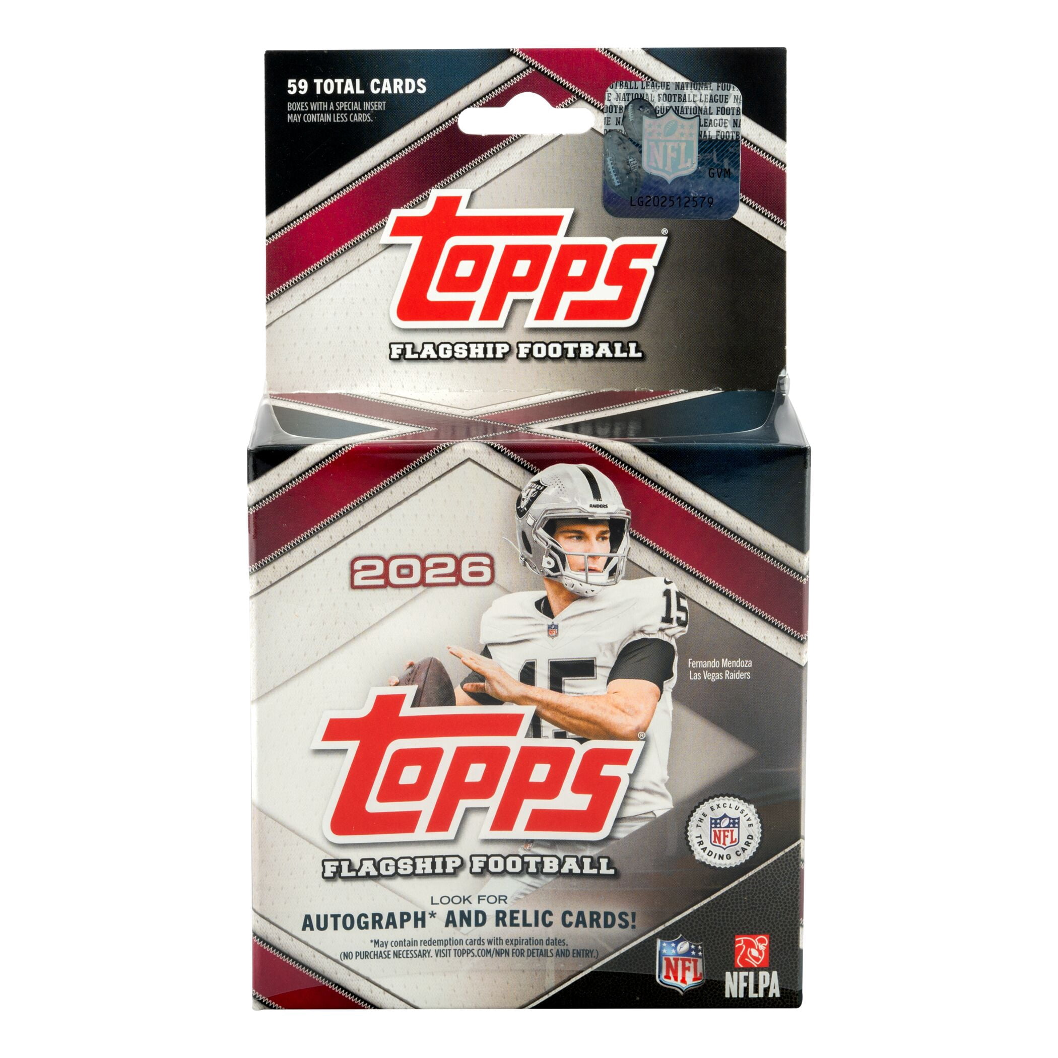 2026 Topps NFL Flagship Football Trading Card Hanger Box