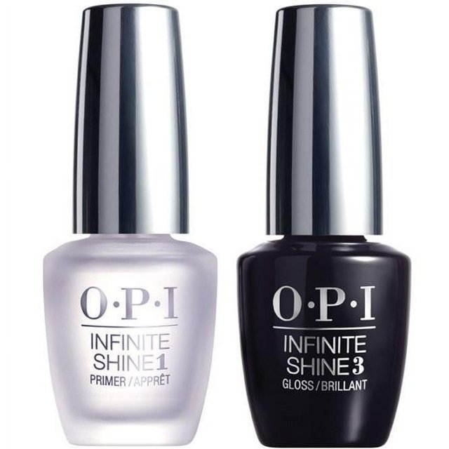 OPI Infinite Shine Long Wear Nail Polish, Bold Light, Primer & Gloss Prostay Duo Pack, 0.5 Fl