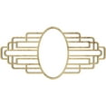 thumbnail image 1 of 26"W x 13"H x 12 3/8"IH x 7 1/4"IW x 3/4"P Elizabeth Architectural Grade PVC Pierced Ceiling Medallion, Antiqued Brass, 1 of 6