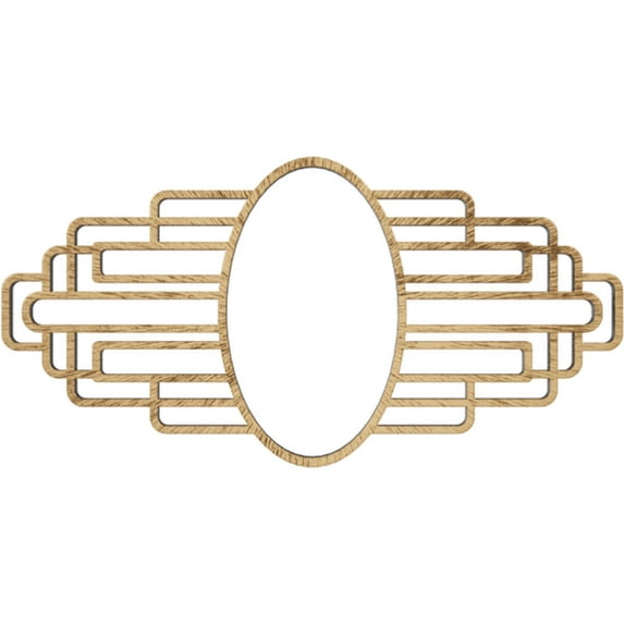 26"W x 13"H x 12 3/8"IH x 7 1/4"IW x 3/4"P Elizabeth Architectural Grade PVC Pierced Ceiling Medallion, Antiqued Bronze