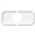 thumbnail image 1 of 26"W x 13"H x 7"ID x 9"C x 1"P Emerald Architectural Grade PVC Contemporary Ceiling Medallion, Two Piece, 1 of 11