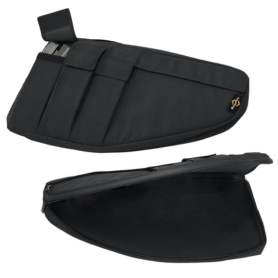 26" Water-Resistant Compact Sports Gun Case | Padded Gun Bag with Multiple Pockets | Lockable Dual Zipper | For Range Use & Secure Storage