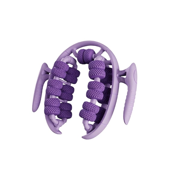 26 Wheel Leg Massager Roller Portable Massage Tool for Calf Thigh and Arm Muscle Relief - 360° Rolling Design for Athletes, Runners, and Home Use