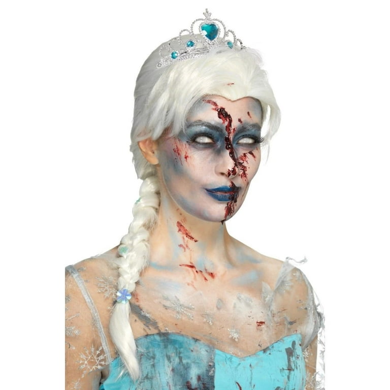Zombie Frozen To Death Wig Adult White Zombie Frozen To Death Wig Adult White