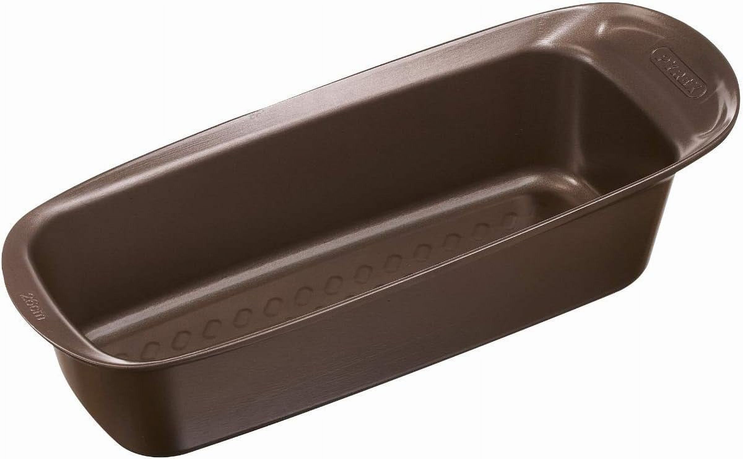 26 cm Medium Metal Asimetria EasyGrip Loaf Pan, Brown