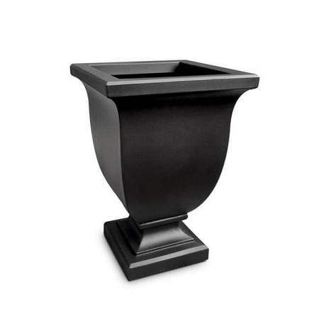 26 in. Augusta Tall Planter - Black