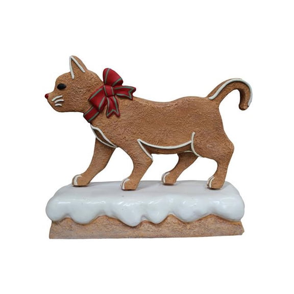 26 in. Gingerbread Cat