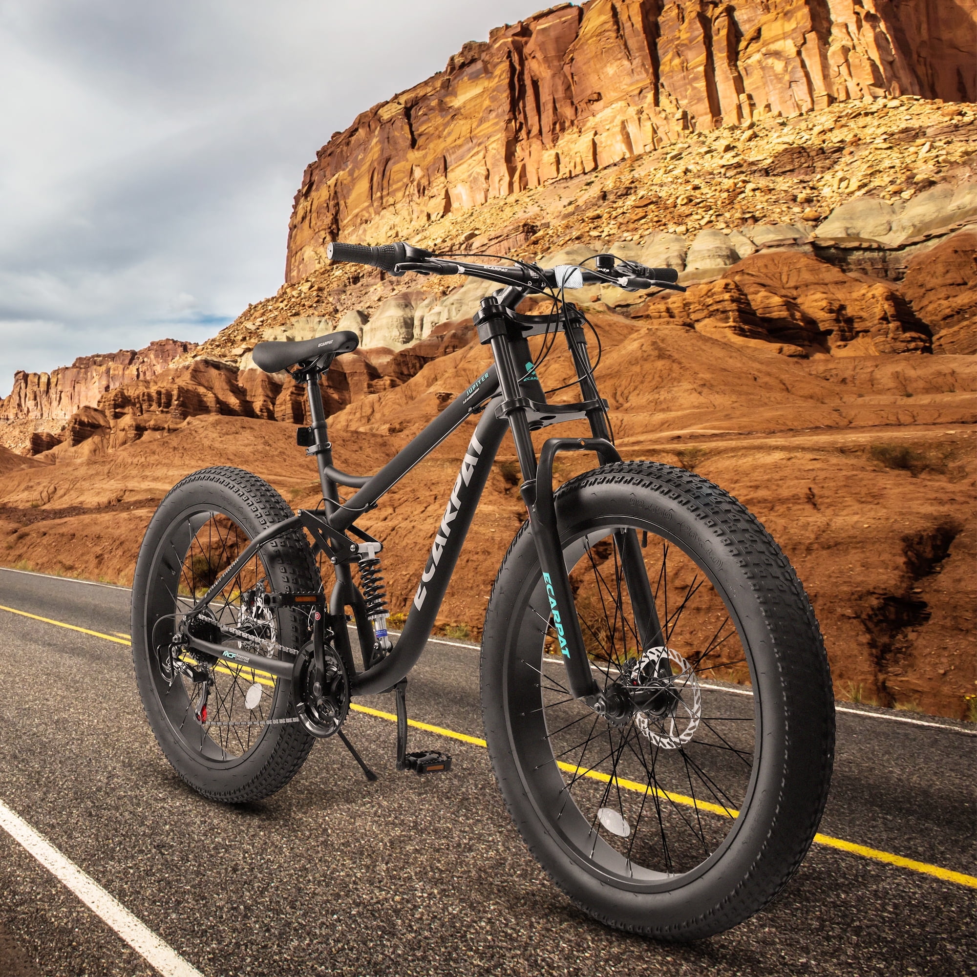 Full Suspension Mountain Amazon Mountain Bikes Mens Viribus Fat