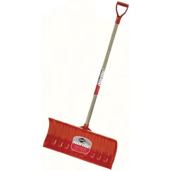 26-in. Poly Snow Pusher with Hardwood D-Handle$$Garden & Patio