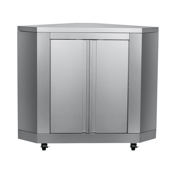 26 in. Stainless-Steel Corner Cabinet for Outdoor Kitchen (KM-OKS-CCAB)