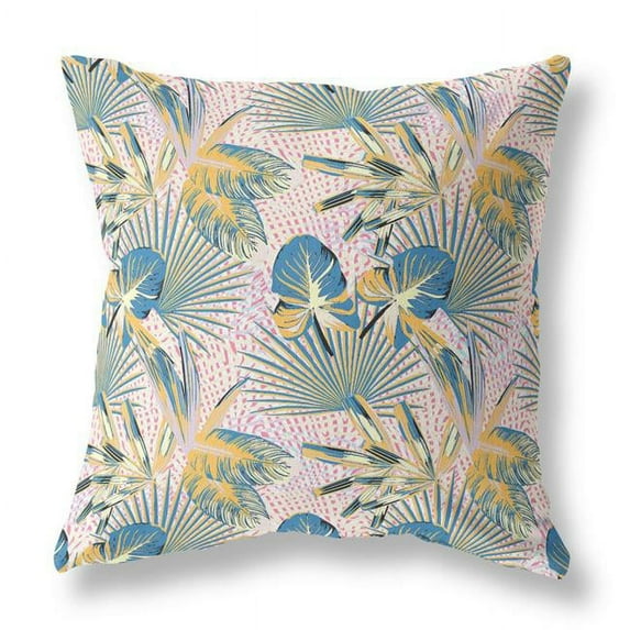 26 in. Tropical Indoor & Outdoor Throw Pillow, Multi Color