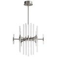 thumbnail image 1 of 26 inch 77.7W 37 Led Chandelier-Satin Nickel Finish Bailey Street Home 766-Bel-4236129, 1 of 1