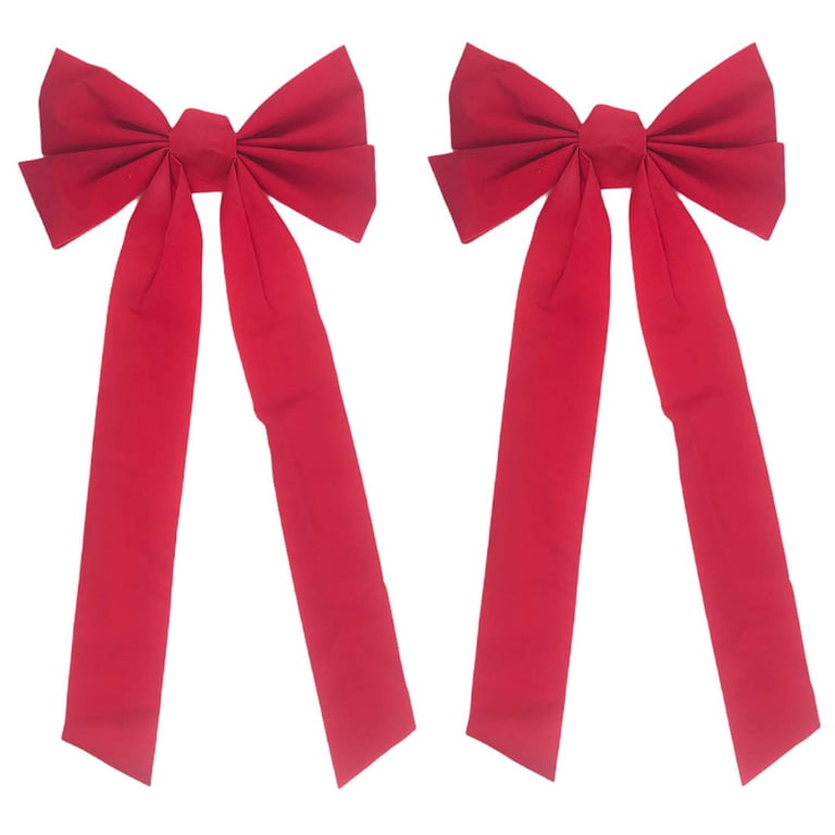 GOOHOCHY 30pcs red Bow Wedding car Decoration Ribbon Bowknot Bow Ornaments  Delicate Small Bows for Wrapping Christmas Wreath Bows red Christmas Bows