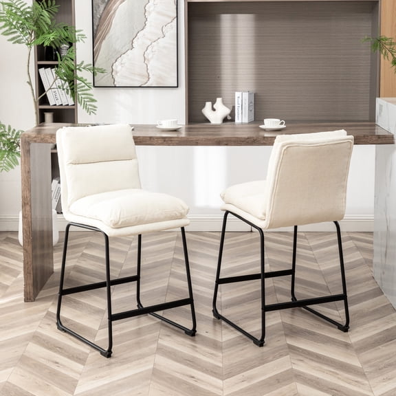 26 - inch Counter Height - Overfilled Seat and Back - Dining Room Setup - Scratch - resistant Floors