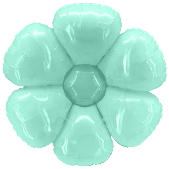 26 inch Flower Shape - Light Blue Plastic Balloons - Party Supplies Decorations
