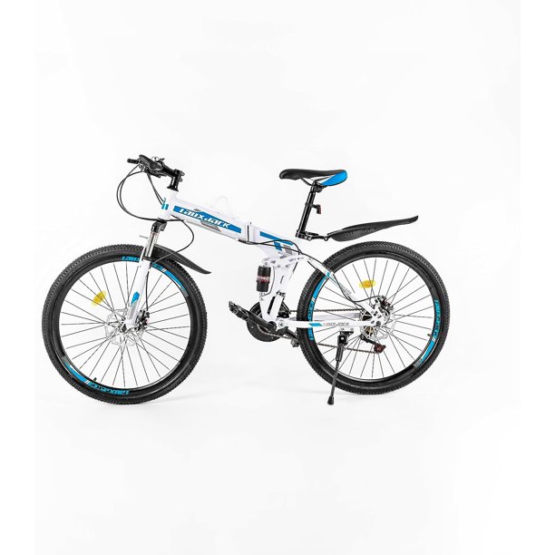 26 inch Folding Bike, 21 Speeds Mountain Bike, Dual Shock Carbon Fiber