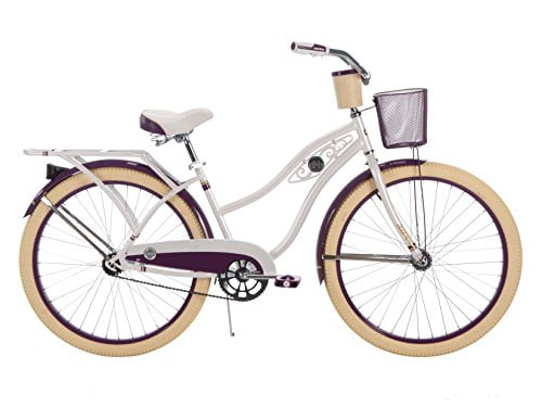 Huffy Bicycles 26657 Ladies' Deluxe Cruiser Bicycle, Coral Radiance, 26-In.