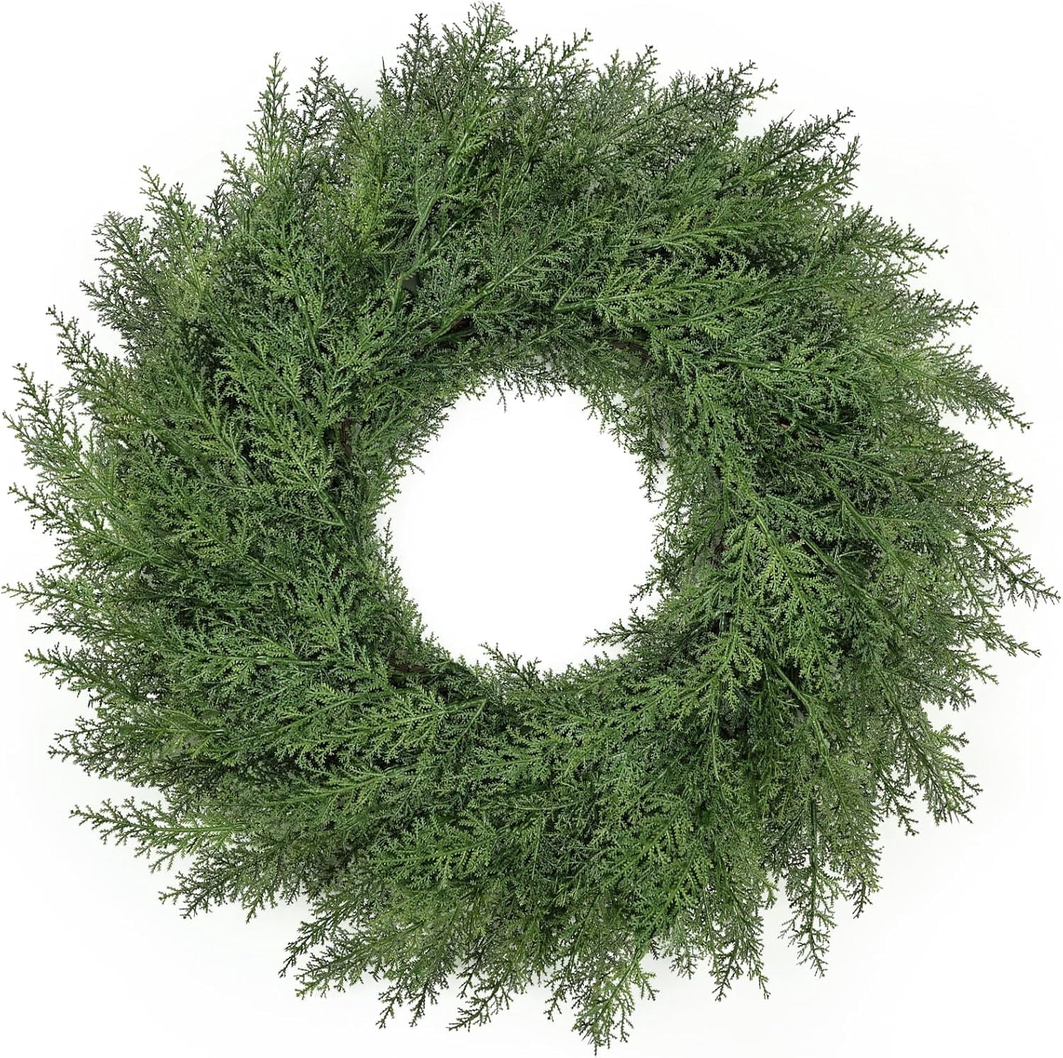 26 inch Lush Artificial Christmas Wreaths for Front Door Christmas ...