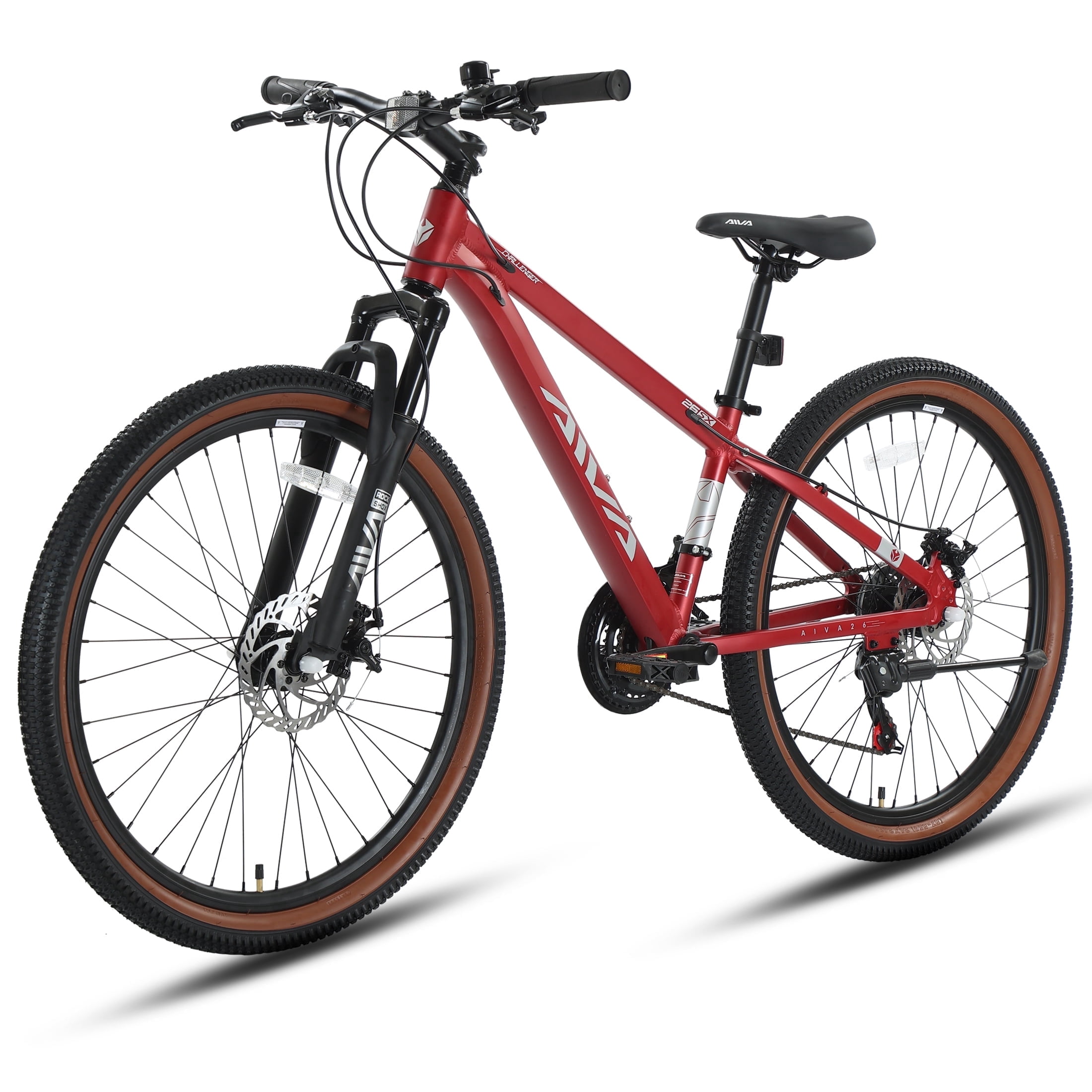 26 inch Mountain Bike,21 Speed Lightweight Aluminum Frame Mountain Bicycle,Fits Men Women Teenagers Adult Disc Brake MTB Bicycles