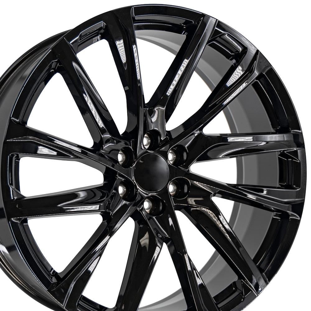 26 inch Replica Wheel Rim fits Cadillac Escalade - CA90 Black 26x10 ...