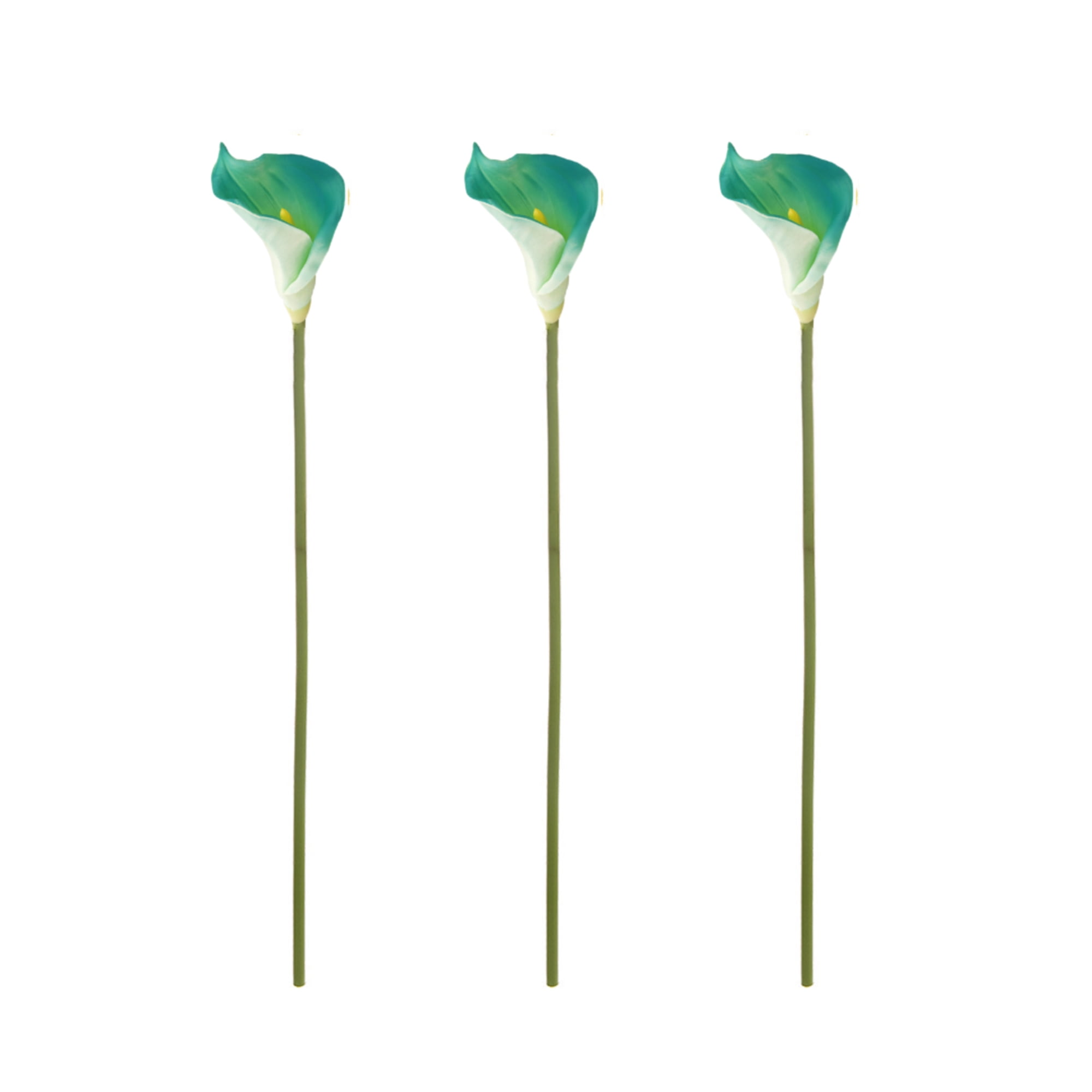 26 inch Tall Artificial Calla lily Flower Stems (Set of 3)