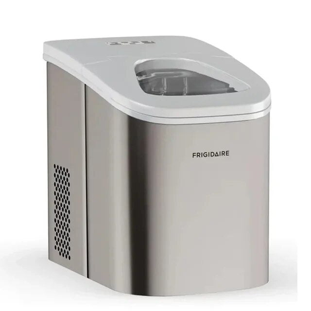 26 lb. Countertop Ice Maker, Black/ Stainless Steel