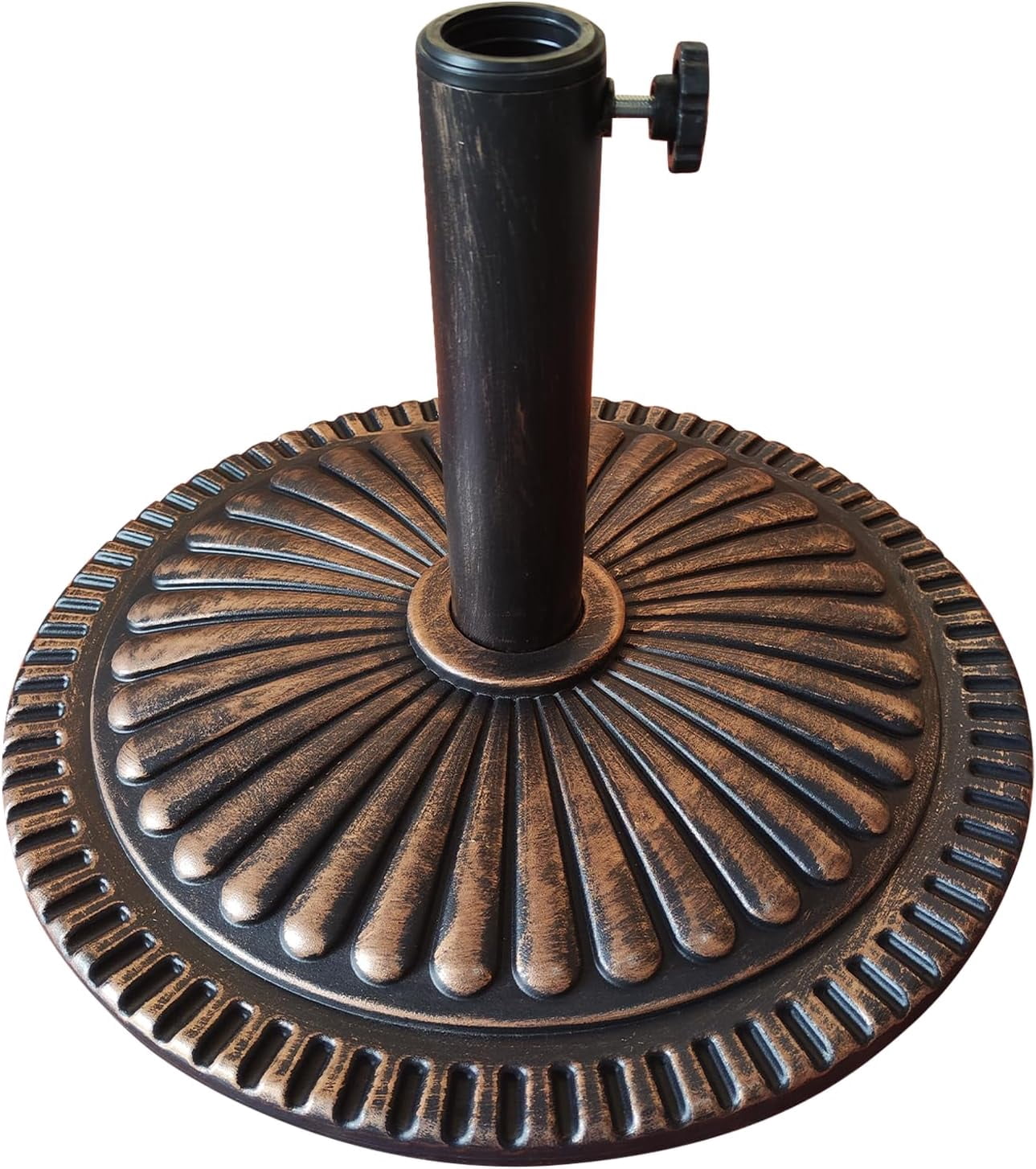 26 lb Round Heavy Duty Patio Market Table Umbrella Base Stand Weight ...