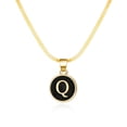 thumbnail image 1 of 26 letters Necklace English letter Medal pendant, 1 of 7