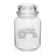 26 oz Glass Candy Jar Apothecary Storage Jar Gift Farm Tractor