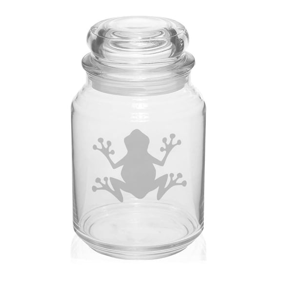 26 oz Glass Candy Jar Gift Frog