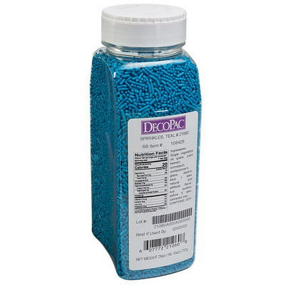 26 oz Teal Sprinkles