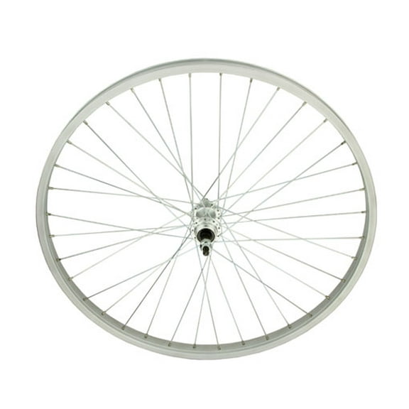 26" x 1.75" Alloy Free Wheel 14G Sliver. Bicycle wheel, bike wheel, Lowrider bike wheel, lowrider bicycle wheel, chopper