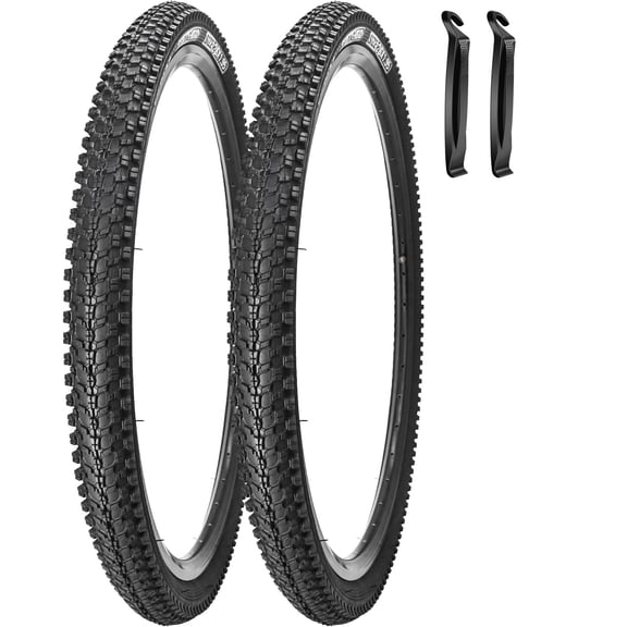 26 X 1.95 Inch Folding Bike Tires with 3mm Anti Puncture Proof Protection for Mountain Bicycles
