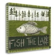 thumbnail image 1 of 26" x 20" Fish The Lake by Cindy Shamp - Print on Canvas Fabric Multi-Color, 1 of 3