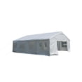 thumbnail image 1 of Ecolinear 26' x 20' x 10.58' White Canopy Carport, 1 of 8
