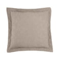 thumbnail image 1 of 26" x 26" Flint Gray Matelasse Cotton Euro Sham - Machine Washable, 1 of 3